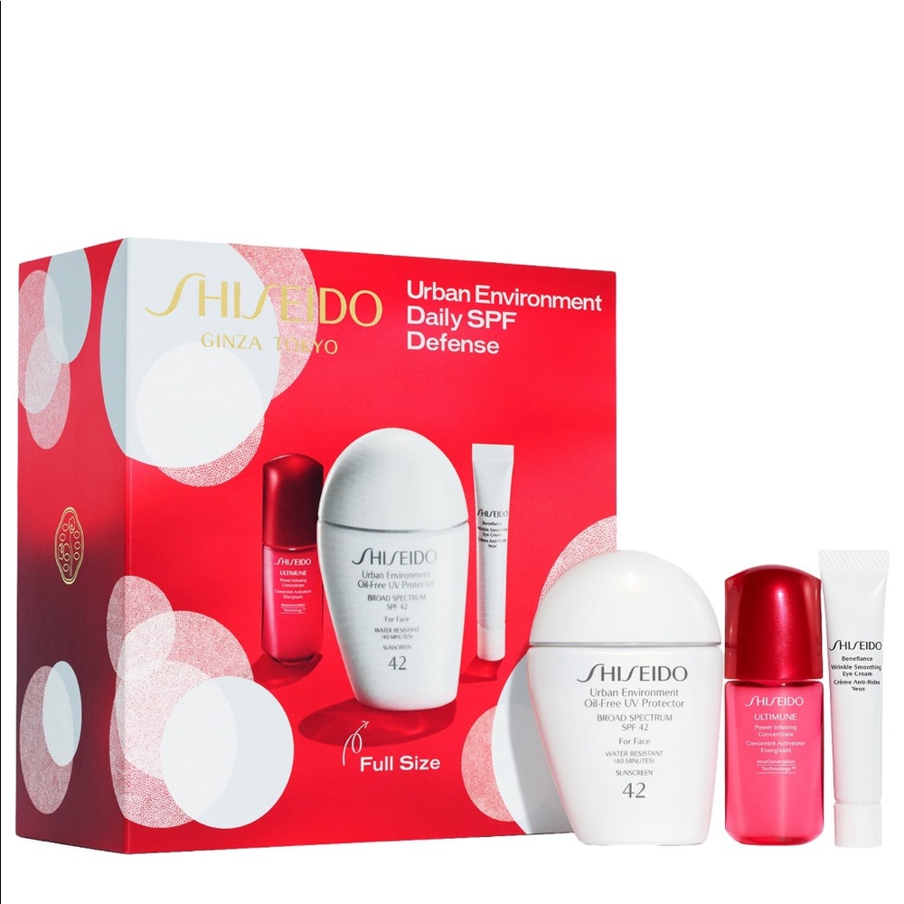 NIB, SHISEIDO Urban Environment Daily SPF Defense